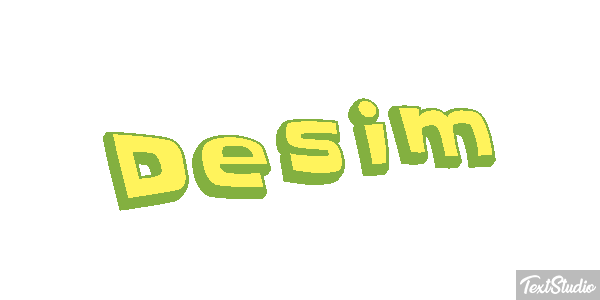 Desim Effetto testo