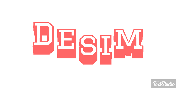 Desim Effetto testo