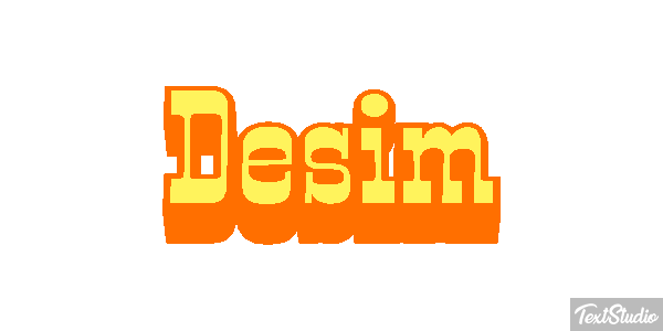 Desim Effetto testo