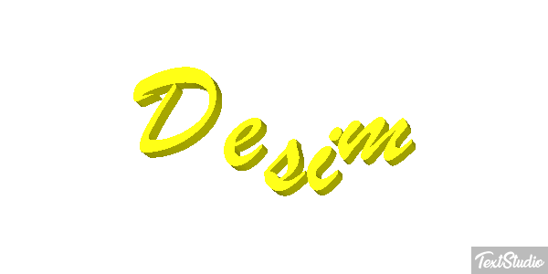 Desim Effetto testo