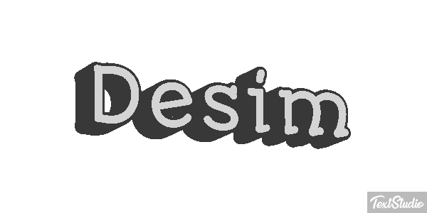 Desim Effetto testo