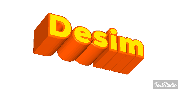 Desim Effetto testo