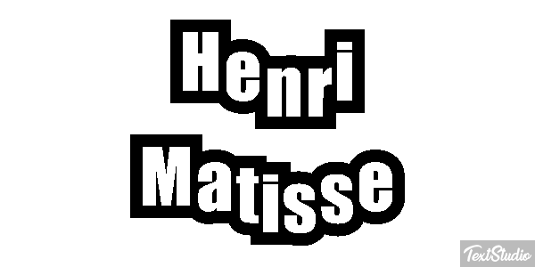 Henri Matisse Efeito do texto