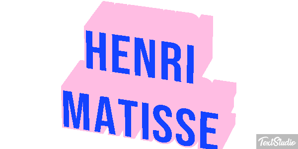 Henri Matisse Efeito do texto