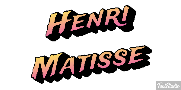 Henri Matisse Efeito do texto
