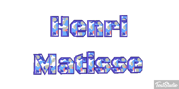 Henri Matisse Efeito do texto