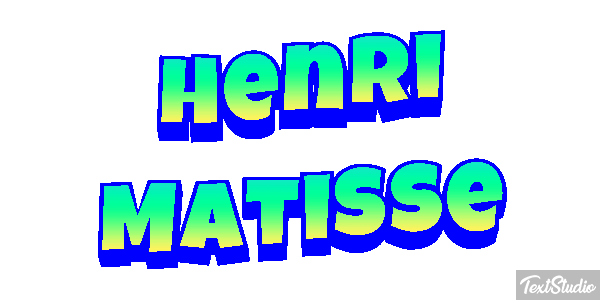 Henri Matisse Efeito do texto