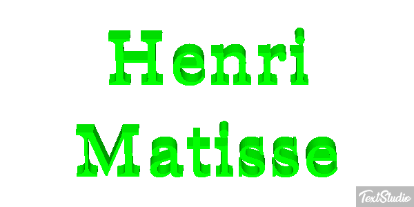 Henri Matisse Efeito do texto