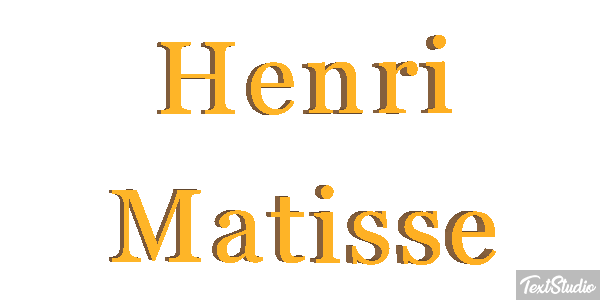Henri Matisse Efeito do texto