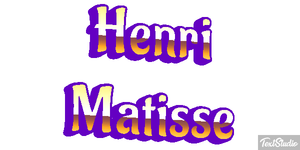 Henri Matisse Efeito do texto