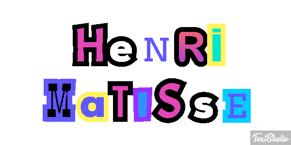 Henri Matisse Efeito do texto