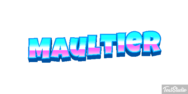 Maultier Texteffekt