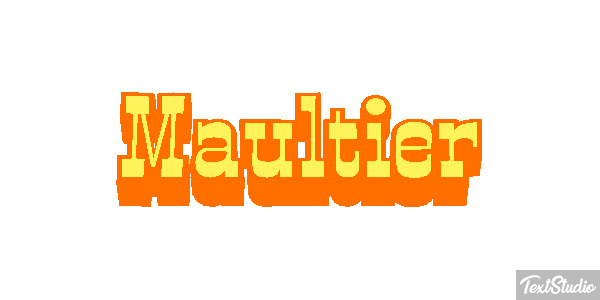 Maultier Texteffekt