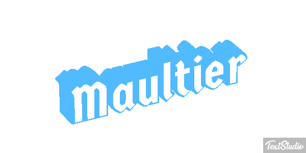 Maultier Texteffekt