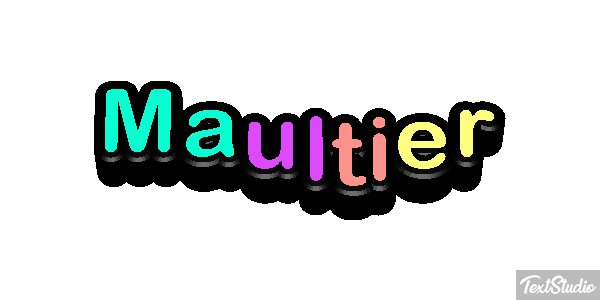 Maultier Texteffekt
