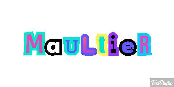 Maultier Texteffekt