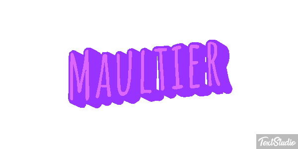 Maultier Texteffekt