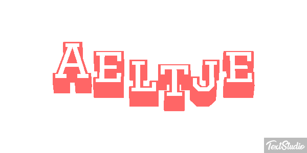 Aeltje Text effect
