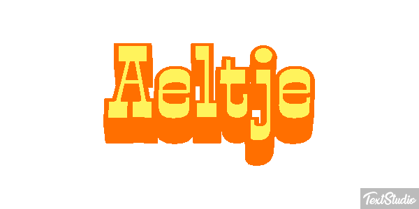 Aeltje Text effect