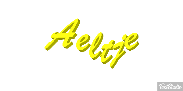 Aeltje Text effect
