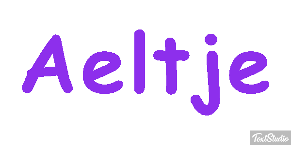 Aeltje Text effect