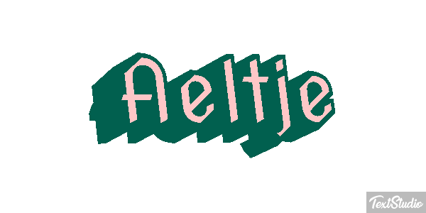 Aeltje Text effect