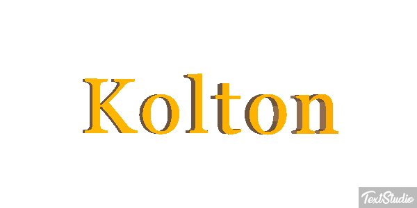 Kolton Efekt tekstowy