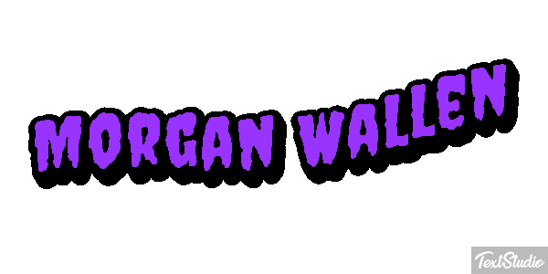Morgan Wallen Text effect
