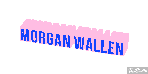 Morgan Wallen Text effect