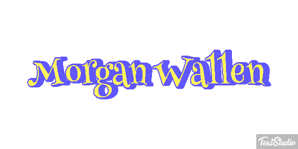 Morgan Wallen Text effect