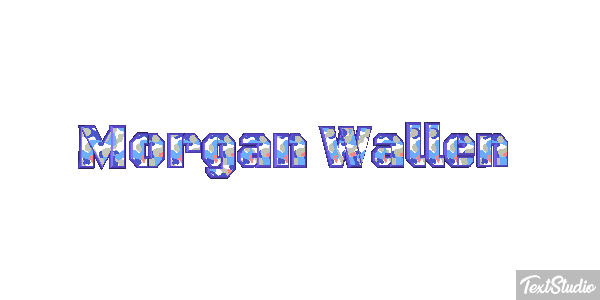 Morgan Wallen Text effect