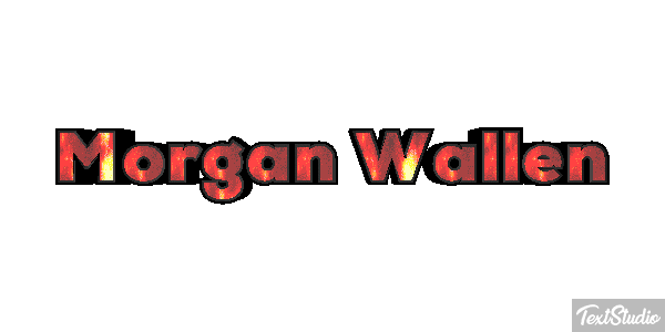 Morgan Wallen Text effect