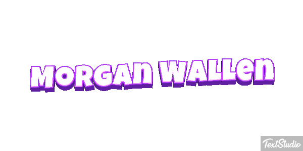 Morgan Wallen Text effect