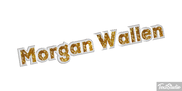 Morgan Wallen Text effect