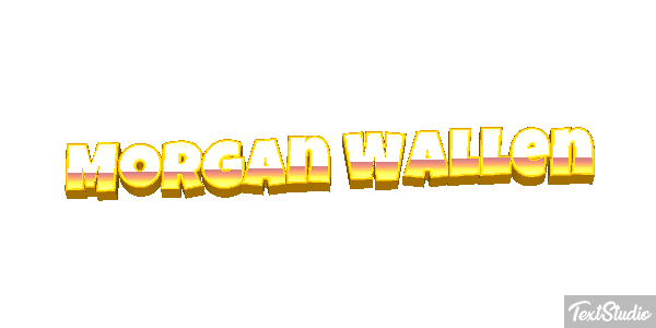 Morgan Wallen Text effect