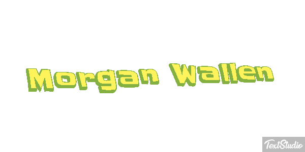Morgan Wallen Text effect