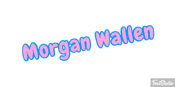 Morgan Wallen Text effect