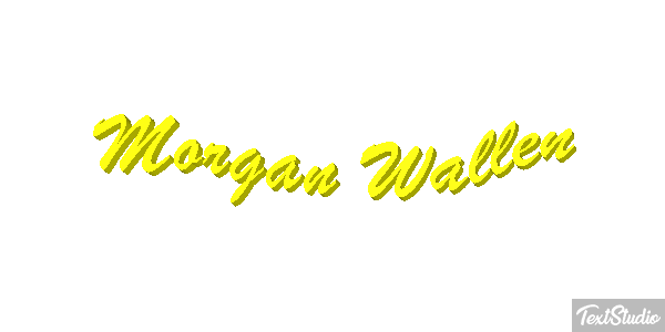 Morgan Wallen Text effect