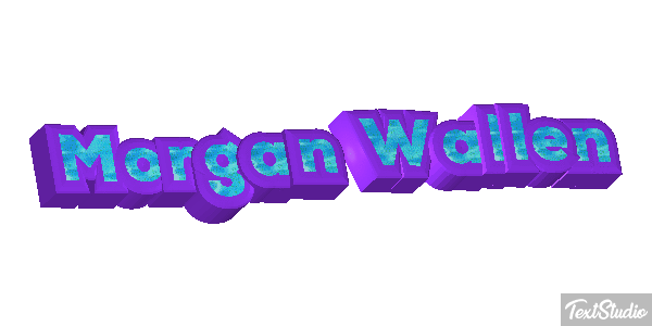 Morgan Wallen Text effect