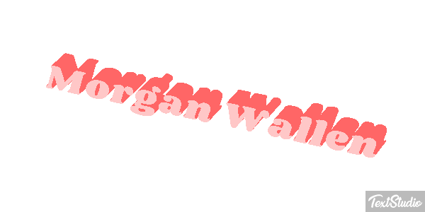 Morgan Wallen Text effect