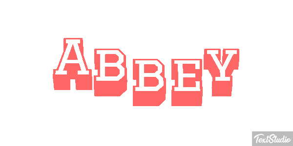 Abbey Metin efekti