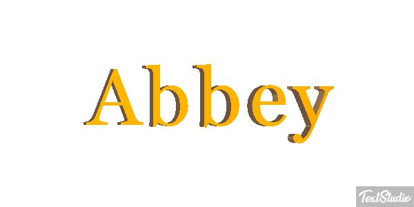 Abbey Metin efekti