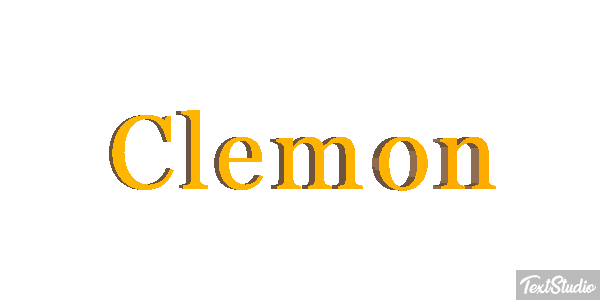 Clemon Texteffekt