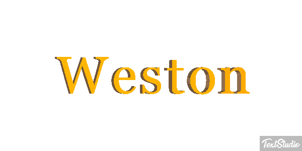 Weston Effet de texte