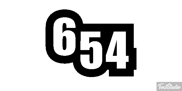 654 Текстовый эффект