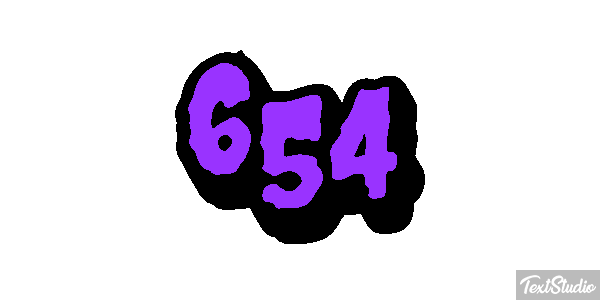 654 Текстовый эффект