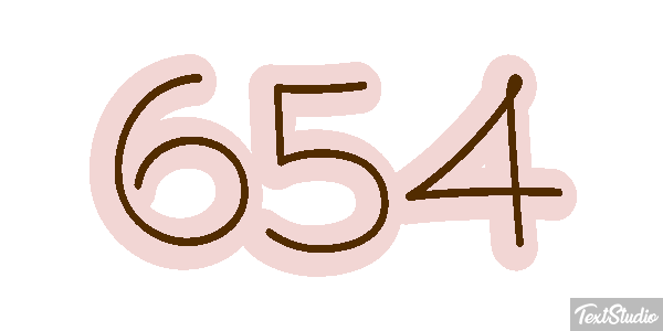 654 Текстовый эффект
