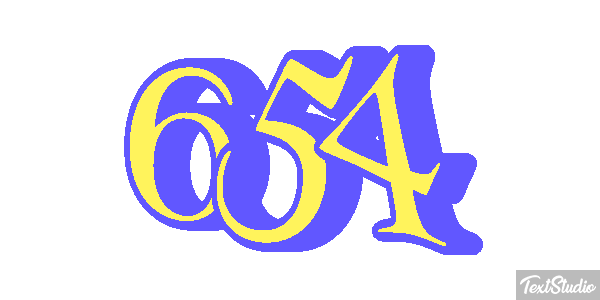 654 Текстовый эффект