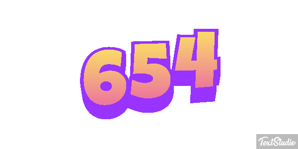 654 Текстовый эффект