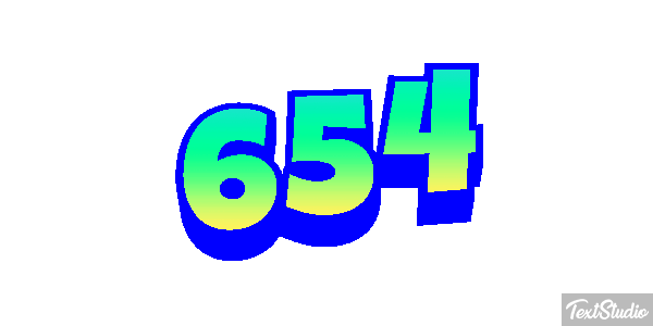 654 Текстовый эффект